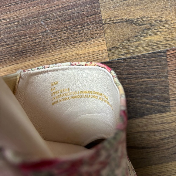 Anthropologie Matisse Terry Floral Platform Sandals Size 6 - Picture 10 of 11